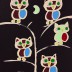 Blooming Owls between Clear Night